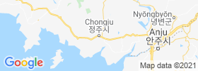 Chongju map